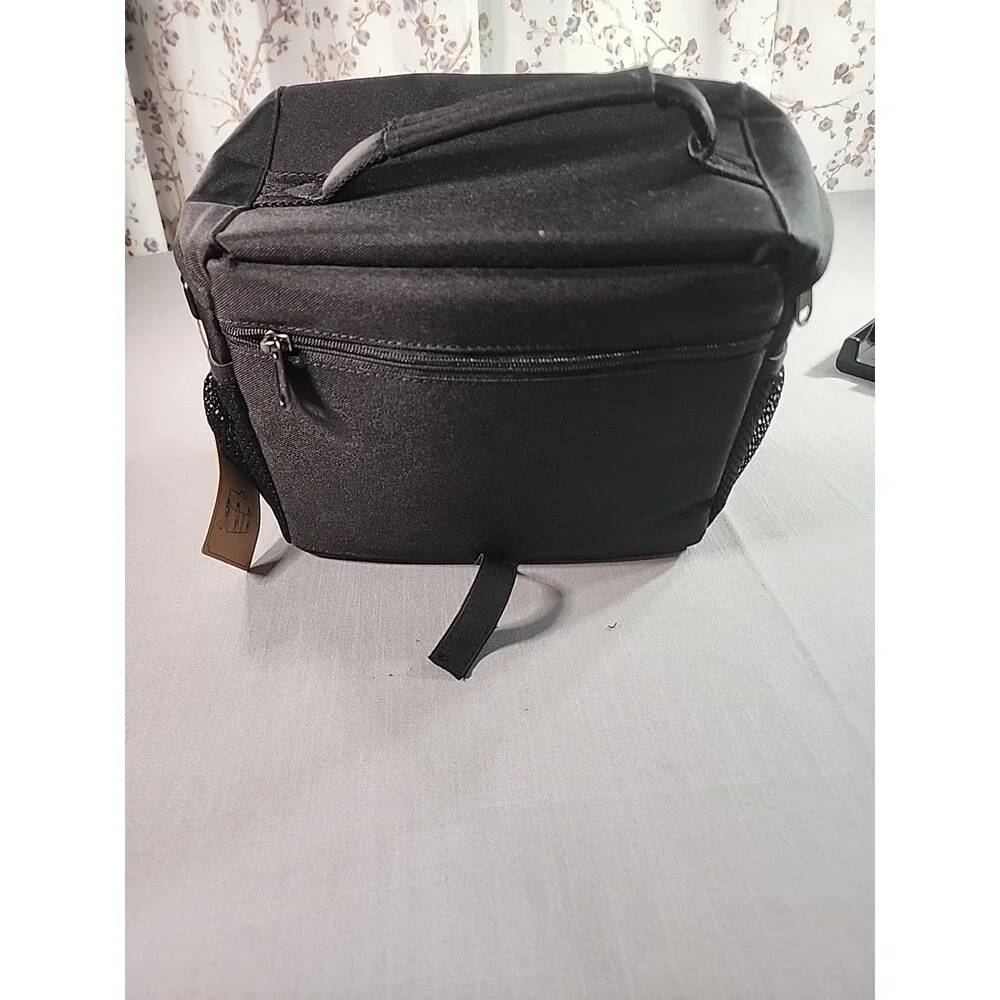 Rainsmore Camera Bag Black DSLR Mirrorless Shoulder Bag Waterproof Travel Case